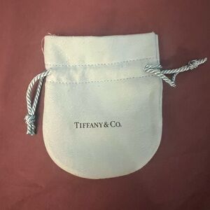 Tiffany & Co. Aqua Blue Jewelry Pouch
